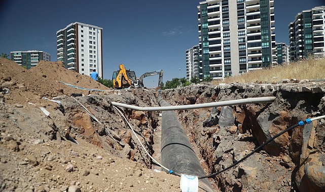 DİSKİ Genel Müdürlüğü, 8 ayda 79 bin 677 metre içme suyu hattı döşedi
