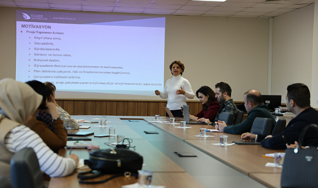 Düzce Üniversitesi’nden TÜSEB Proje Yazma Atölyesi