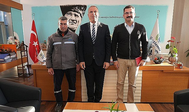Gaziemir Belediyesi personelinden örnek davranış