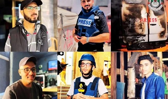 Gazze'de İsrail saldırısında beş gazeteci öldürüldü