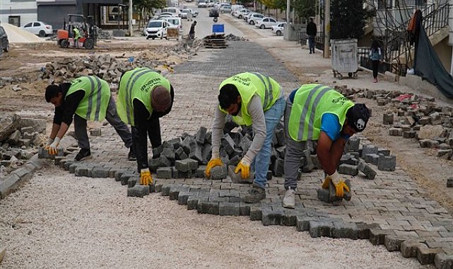 Haliliye Belediyesi'nde üst yapı çalışmaları sürüyor