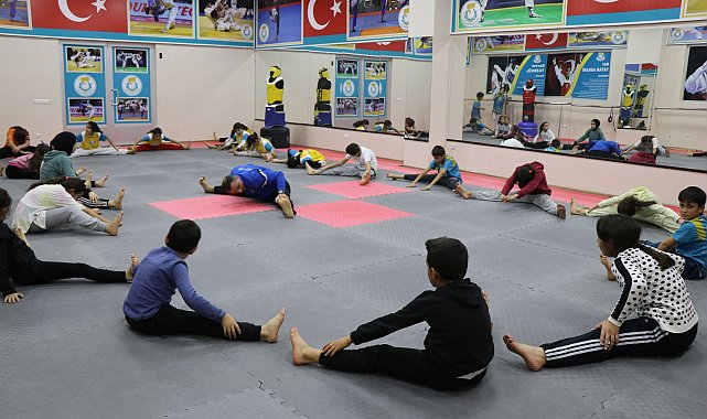 Haliliye'deki spor kurslarına çocuklar yoğun ilgi gösteriyor