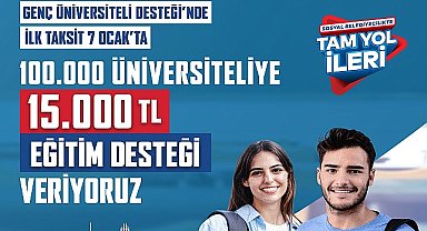 İBB'nin üniversiteli öğrencilere verdiği 'Genç Üniversiteli Eğitim Desteği