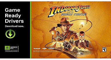 Indiana Jones and the Great Circle™ DLSS 3 ile Duyuruldu Yeni GeForce Game Ready Sürücüsü ve NVIDIA Reflex Teknolojisi Daha Fazla Oyuna Geliyor!