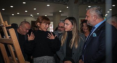 Japonya'dan Keçiören'e uzanan resim sergisi