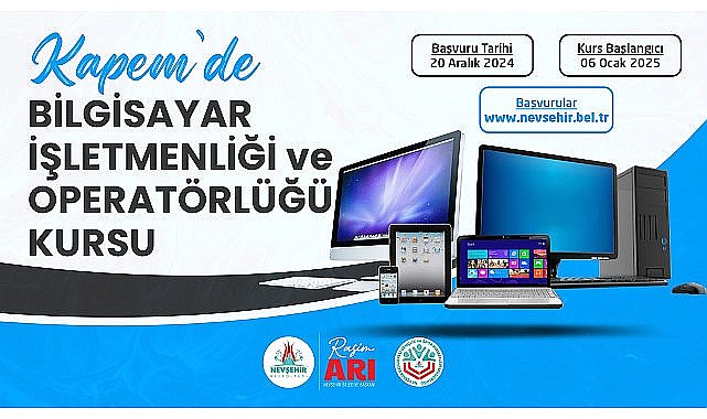 KAPEM'de Bilgisayar İşletmenliği Ve Operatörlüğü Kursu