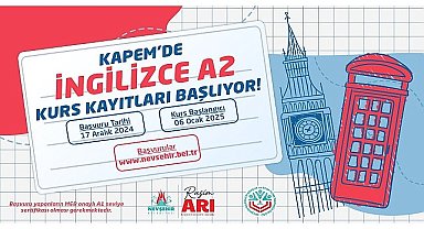 KAPEM'de İngilizce A2 Kursu İçin Kayıtlar Başlıyor