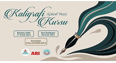 KAPEM'de Kaligrafi (Güzel Yazı) Kursu Açılacak