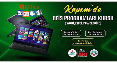 KAPEM'de Ofis Programları Kursu Açılıyor