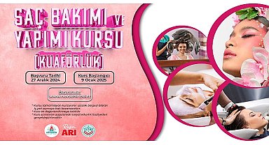 KAPEM'de Saç Bakımı ve Yapımı Kursu (Kuaförlük) Açılacak