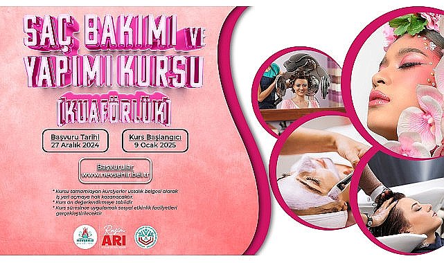 KAPEM'de Saç Bakımı ve Yapımı Kursu (Kuaförlük) Açılacak
