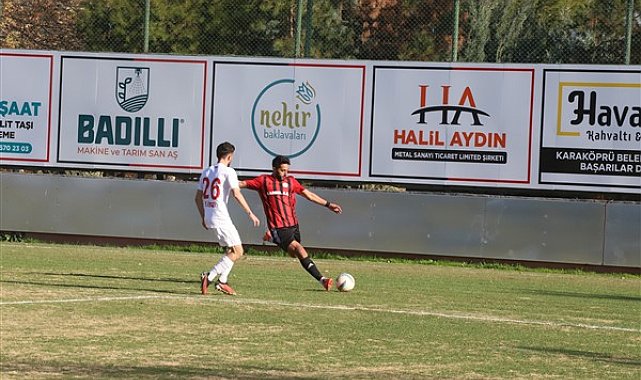 Karaköprü Belediyespor, Kepez Belediyespor ile berabere kaldı