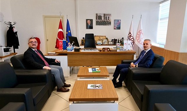 Karaman Valisi Çiçekli, TKDK İl Koordinatörlüğü’nü ziyaret etti