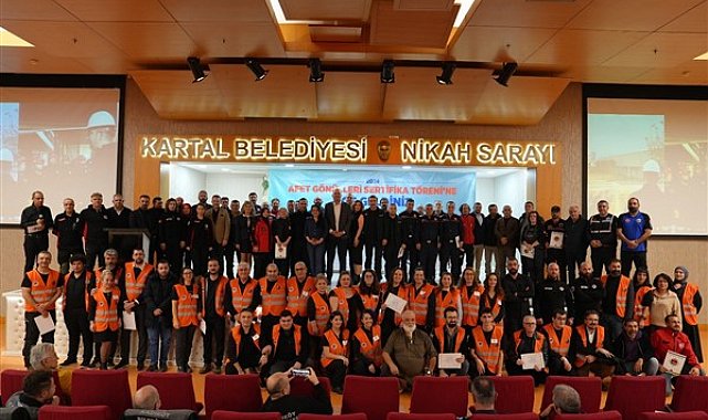 Kartal Belediyesi, AFAD Orta Seviye Akreditasyon Belgesi’ni aldı