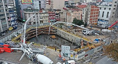Konak'ın yeni hizmet binasında temel betonu atıldı
