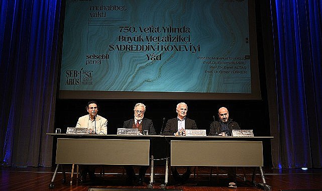Konya Büyükşehir “750. Vefat Yılında Büyük Metafizikçi Sadrettin-i Konevi'yi Yad Paneli