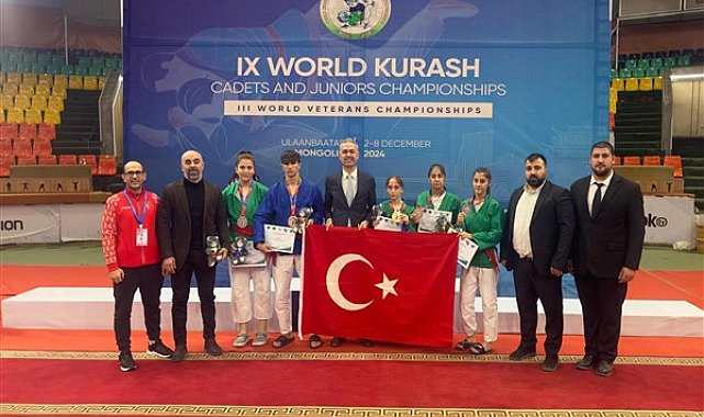 Kuraş Milli Takımından 1 gümüş, 4 bronz madalya