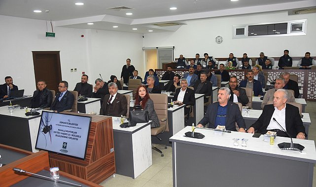 Mahalle muhtarlarına ve sağlık amirliği personellerine vektörle mücadele anlatıldı