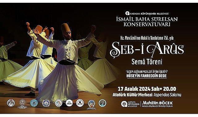 Mevlânâ Celaleddin-i Rumi vuslatının 751. yılında anılacak