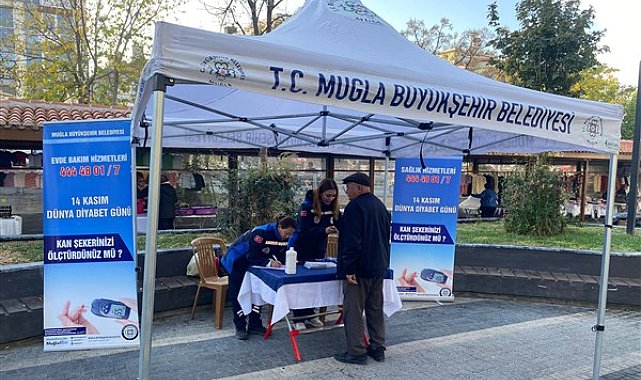 Muğla Büyükşehir Belediyesi, kan şekeri ölçümleri ile bin 535 vatandaşa ulaştı