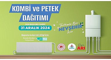 Nevşehir Belediyesi'nin Kombi ve Petek Desteği Sürüyor