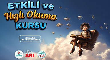 Nevşehir'de Etkili Ve Hızlı Okuma Kursu Açılacak