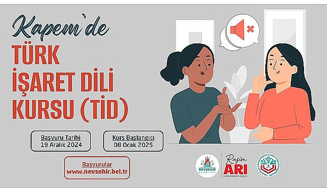 Nevşehirli Vatandaşlar için “Türk İşaret Dili