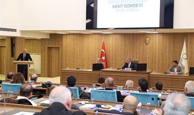 Ordu Kent Konseyi Genel Kurulu yapıldı