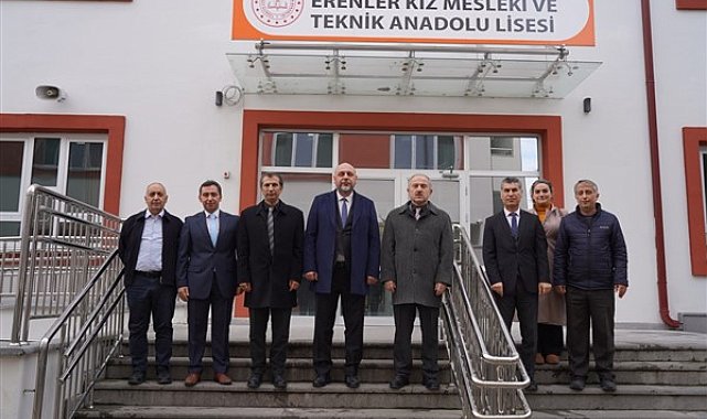 Orhangazi Belediye Başkanı Aydın’dan Erenler Kız Meslek Lisesi’ne ziyaret