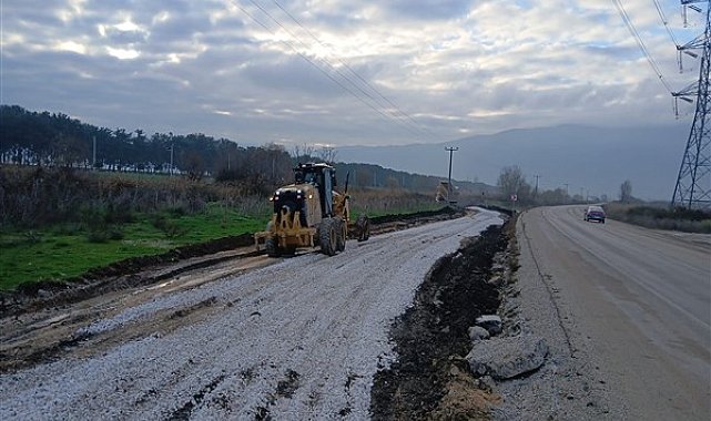 Orhangazi'de kaldırım çalışmaları sürdürüldü
