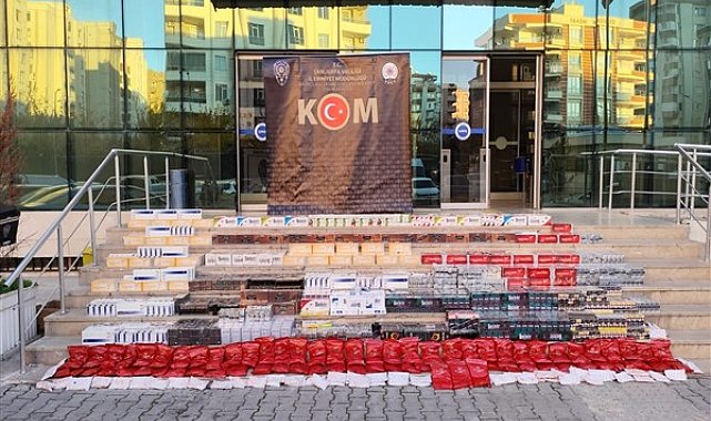 Şanlıurfa'da kaçakçılık operasyonu