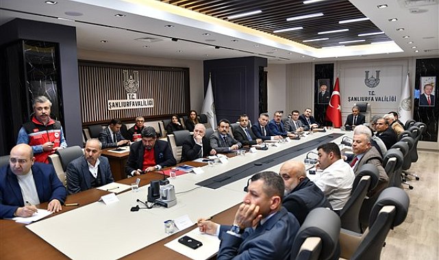 Şanlıurfa'da pamuk üretimine ilişkin toplantı yapıldı