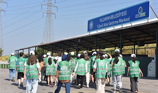 Yıldırım'da 50 gönüllü çocuk çevre ve atık yönetimi eğitimi aldı