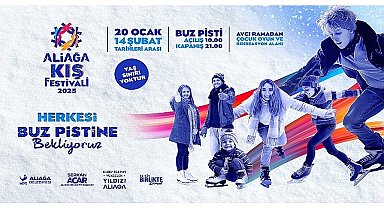 Aliağa'da Ücretsiz Buz Pateni Keyfi Başlıyor