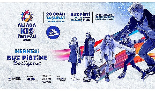 Aliağa'da Ücretsiz Buz Pateni Keyfi Başlıyor