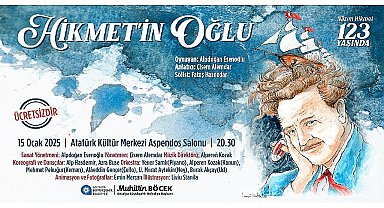 Antalya Büyükşehir Belediyesi Nazım Hikmet'i anıyor