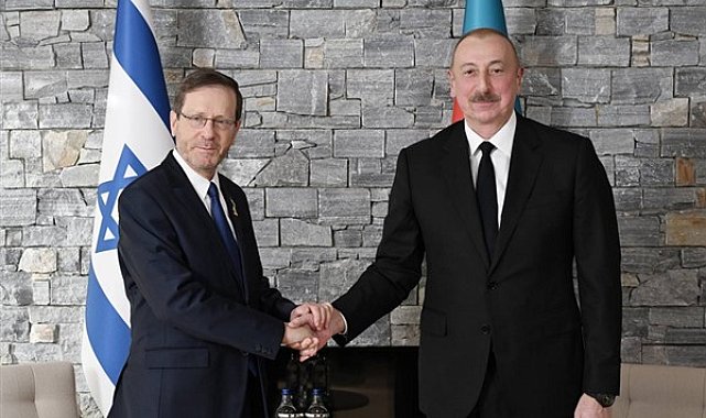 Azerbaycan Cumhurbaşkanı Aliyev, İsrail Cumhurbaşkanı Herzog ile görüştü