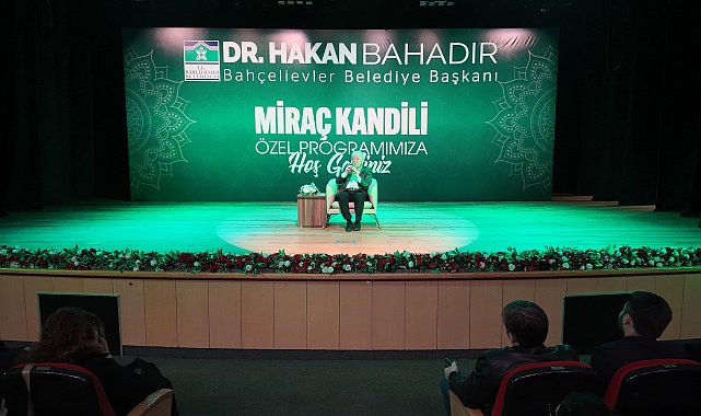 Bahçelievler Belediyesi’nden Miraç Kandili programı