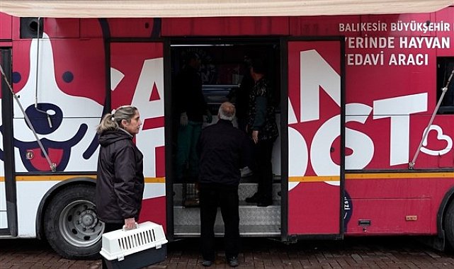 Balıkesir Büyükşehir Belediyesi'nden yerinde hayvan bakım ve tedavi aracı “Can Dost”