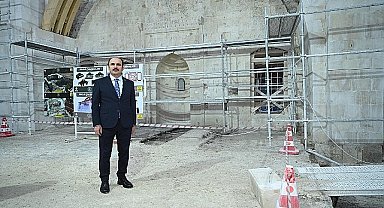 Başkan Altay: “Hatay Habib-i Neccar Camii'nin Yeniden İmal Edilen Ahşap Kubbesi Yerine Yerleştirildi