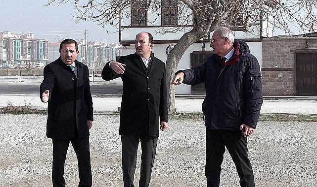 Başkan Altay ve Başkan Kılca Konya'nın Kalbinde Yükselen Tarihi Projeyi İnceledi