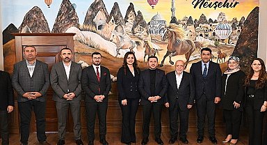 Başkan Arı, Hak-İş Genel Başkanı Mahmut Arslan'ı Ağırladı