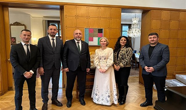Başkan Aydın, Ankara'da İsveç’in Ankara Büyükelçisi Mard ile görüştü
