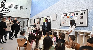 Başkan Aydın miniklerin karne heyecanına ortak oldu