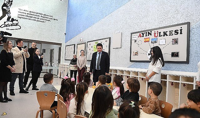 Başkan Aydın miniklerin karne heyecanına ortak oldu