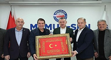Başkan Büyükakın, Memur-Sen'e konuk oldu