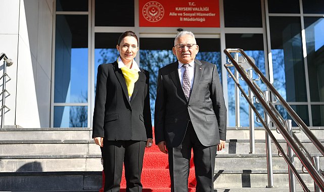 Başkan Büyükkılıç'tan Aile ve Sosyal Hizmetler İl Müdürü Çıngır'a ziyaret