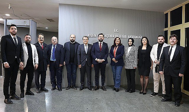 Başkan çerçioğlu'na aydın gazeteciler cemiyeti'nden ziyaret
