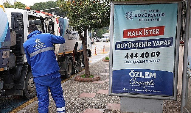 Başkan Çerçioğlu'ndan Efeler'de Çevre Seferberliği