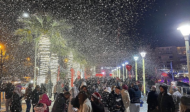 Başkan Çerçioğlu'ndan yeni yıl sürprizi “Aydın'a kar yağdı